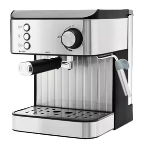 Petite machine à expresso électrique professionnelle pour usage domestique avec filtre en acier inoxydable - Product Image 2