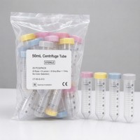 Tube de centrifugation stérile de 50 ml, design imprimé 12 constellations, tubes de centrifugation jetables pour la collecte d'échantillons en laboratoire