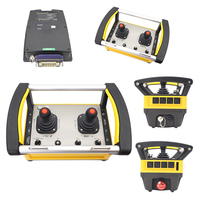 Joystick Universal Recargable con Botones en la Parte Superior, Control Remoto Inalámbrico Industrial, Receptor de Conexión Multipin