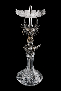 Cachimba de Lujo con Diseño de Ángel en Bronce, Base de Cristal de Acero Inoxidable AISI 304, Caja de Madera, Estilo Ruso Premium, OEM - Product Image 2