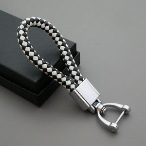 Keychain for Car Motorcycle Key Chain Leather <b>Braided</b> Lanyard D Ring Keyring Replace <b>Accessories</b> for Car - Product Image 6