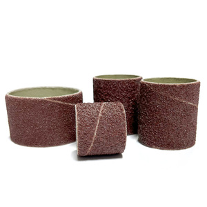 <span class=keywords><strong>Bande</strong></span> abrasive spirale en oxyde d'aluminium de marque FM, dureté 42-53 HRC, granulométrie P24-P1000, pour sablage à sec/humide, manchons abrasifs - Product Image 1