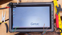 Pour Getac ordinateur portable robuste F110 voiture diagnostic scanner tablette ordinateurs portables d'affaires système WIN10 8G Ram 256GB 480GB SSD