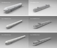 Lumière LED Tri-proof d'urgence 20W avec capteur, étanche IP65, luminaire étanche à la vapeur pour l'éclairage des entrepôts et des garages, 120lm/W