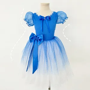 P0003 costume da ballo Tutu per balletto romantico vestito Tutu per bambini spettacolo di danza