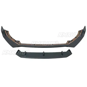 <b>For</b> Volvo XC60 2018-2020 Body Kit Front Bumper Splitter Carbon Fiber Look Sport Style Front Bumper <b>Diffuser</b> <b>Car</b> Accessories - Product Image 6