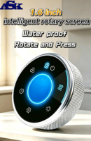 Interruptor Giratorio ASK IP67 Resistente al Agua con Pantalla Táctil LCD |   Pantalla Táctil HMI QSPI de 1.6 Pulgadas |   Clase para Exteriores para Cabina Inteligente