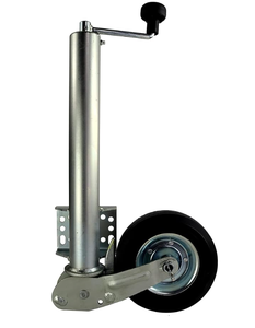 Soporte de gato de remolque de bobinado superior de <span class=keywords><strong>rueda</strong></span> <span class=keywords><strong>jockey</strong></span> de remolque de 48mm con <span class=keywords><strong>rueda</strong></span> neumática de 10" - Product Image 3