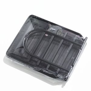Organisateur de bureau en métal à 4 niveaux pour documents, livres et magazines – Type sur pied, couleur standard - Product Image 5