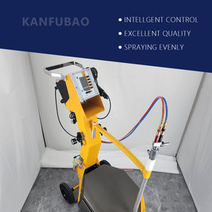 فرن تجفيف الطلاء بالمسحوق ذكي يتم التحكم فيه بواسطة PLC من KFB، مسدسات رش عالية الجودة، قاعدة فولاذية، معدل شحن مسحوق عالي - Product Image 3