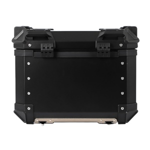 45L High quality waterproof trunk black Top case aluminum alloy tail boxes motorcycle side box