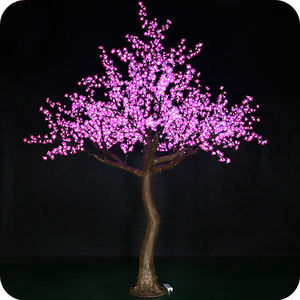 Nouveau Style 3 m de haut Faux Rose LED Arbre Artificiel Sakura <span class=keywords><strong>Japonais</strong></span> Fleur de <span class=keywords><strong>Cerisier</strong></span> pour Hôtel ou Décoration de La Maison - Product Image 4