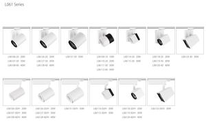 Đôi đầu LED Tracklight Trung Quốc nhà sản xuất xoay đầu đường sắt Đèn sân khấu lịch thi đấu thương mại ánh sáng theo dõi ánh sáng - Product Image 6