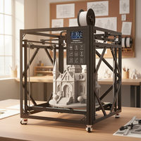 Printer 3D Pro Dowell High Speed Ukuran Besar Mesin Pencetak 3D FDM Printer 3D Industri