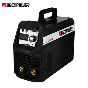 Decapower पोर्टेबल उच्च आवृत्ति 160amp मिनी एमएमए इलेक्ट्रिक आर्क वेल्डिंग मशीन