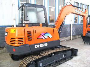 Doosan-mini excavadora sobre orugas, maquinaria móvil potente, dh55 - Product Image 2