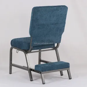 Factory Sale Stackable Metal Church Chair For Used Furniture Interlock Church Chairs