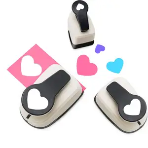 High quality craft DIY hole punch heart shape paper hole punch for kids