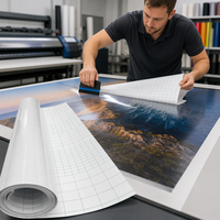 Rollo de Película de Laminación de PVC Autoadhesiva, Transparente, Mate, Brillante, Laminado en Frío, Imprimible, para Protección de Obras de Arte, Fotos y Pósters, Formato Ancho