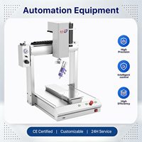 Robot de distribution automatique rotatif, distributeur de colle à tête unique personnalisable avec des performances de distribution précises