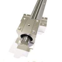 Guide linéaire en aluminium haute précision SBR, rail de guidage linéaire SBR10 SBR12 SBR16 SBR35 et bloc de roulement, longueur personnalisée
