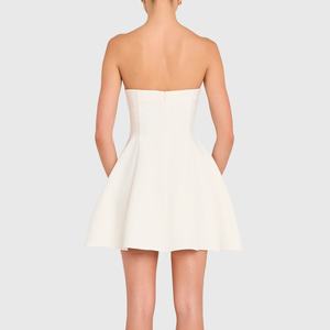 ชุดเดรสคลับแวร์ผู้หญิงทรงเอ สไตล์เก๋ไก๋ เอวสูง สายเดี่ยว สีพื้น ทรงเอไลน์ เซ็กซี่ สำหรับงานปาร์ตี้ ทรงเข้ารูป มินิเดรสสำหรับออกงานกลางคืน - Product Image 2