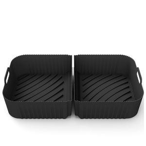 Pour <span class=keywords><strong>Ninja</strong></span> ZD07 <span class=keywords><strong>Panier</strong></span> de revêtements de friteuse à <span class=keywords><strong>air</strong></span> en silicone antiadhésif réutilisable de qualité alimentaire - Product Image 4