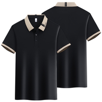 Chemise en coton Uniformes d'hôtesse de restaurant Revers Cafe Bar Uniformes de directeur de restaurant à manches courtes Polo Shirt
