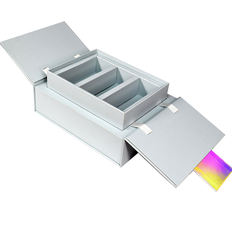packaging box open from center