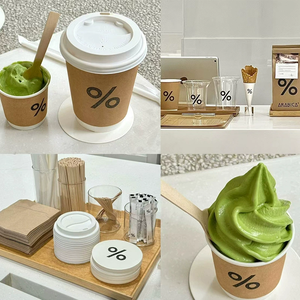แก้วกาแฟกระดาษแบบใช้แล้วทิ้ง หนาพิเศษ แบบผนังเดียว ใช้กับฝาปิด สำหรับเครื่องดื่มร้อนและเย็น - Product Image 3