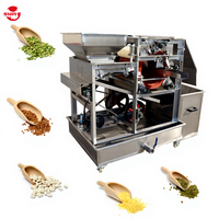 Machine professionnelle motorisée en acier inoxydable pour éplucher les noix humides et les haricots, haute capacité 160 kg/h pour les amandes, les soja, les cacahuètes