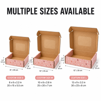 Boîte d'expédition en carton ondulé personnalisée, boîte d'emballage pliable en papier kraft pour le commerce électronique, la vente au détail et les cadeaux par abonnement