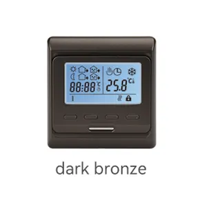 Pengatur suhu dinding Digital, termostat ruangan dapat diprogram, termostat untuk pemanasan di bawah lantai