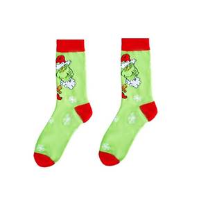 <span class=keywords><strong>Calcetines</strong></span> de Algodón con Diseño de Dibujos Animados del <span class=keywords><strong>Grinch</strong></span>, Transpirables y de Alta Calidad, Gran Venta - Product Image 6