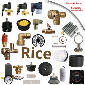 Accessoires de <span class=keywords><strong>compresseur</strong></span> d'air en métal silencieux sans huile pour pompe à air-Vannes de cylindre de tasse de solénoïde unidirectionnelles et anneau en caoutchouc - Product Image 1