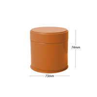 Boîte en métal de 65*100mm pour matcha, réutilisable, de qualité alimentaire, en aluminium, pour le stockage du thé, en stock