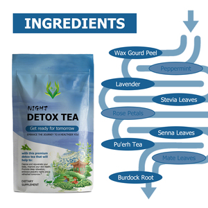 Té Desintoxicante Nocturno de Marca Privada en Bolsitas, Limpia y Rejuvenece el Cuerpo, Mejora la Salud de la Piel, Promueve la Relajación Profunda, Disfruta de Noches Tranquilas - Product Image 2