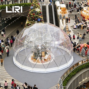 クリスマスの屋外イベント用大型高級透明球形ジオデシックドームテント - Product Image 5
