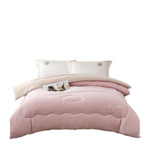 Couette d'hiver Duoximeimiankang 203x229cm en polyester et coton moelleux pour la maison, rose - Product Image 5