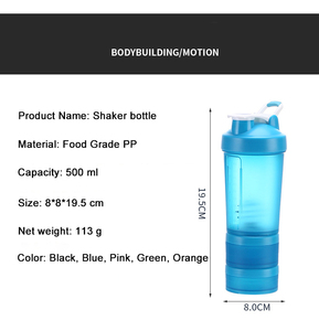 <span class=keywords><strong>Blender</strong></span> B Şişe Protein Tozu için Hap Düzenleyici ve Saklama Alanına Sahip <span class=keywords><strong>Shaker</strong></span> Şişe, Pro Stak Sistemi, 22 Ons, Yeşil - Product Image 5