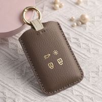 Porte-clés de luxe en cuir avec logo de voiture miniature, élégant, pour Renault Koleos, cadeau promotionnel personnalisé haut de gamme