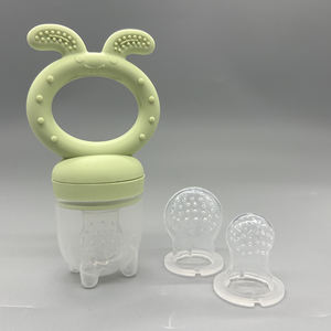 Jouet de dentition en <span class=keywords><strong>Silicone</strong></span> sans BPA de qualité alimentaire, facile à nettoyer, sucette d'alimentation de fruits pour bébé, vente en gros - Product Image 6