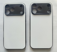 Casing HP Blanks dengan Pelat PC untuk Iphone 18 18pro 18promax 18 Duo 17 17pro 17air, Casing HP Sublimasi 2D, Mendukung Magnet