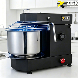 ZBX HM-5TD 750W Prix usine 5L 2Kg Pétrin mélangeur à spirale à tête inclinable pour usage domestique, pour pain et pizza HM-5TD - Product Image 3