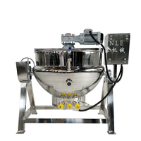 Ventes Flash : Marmite de Cuisson Inclinable Électrique à Vapeur en Acier Inoxydable avec Agitateur pour Gâteaux et Sauces
