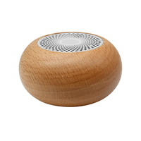 Mini Altavoz Bluetooth Inalámbrico de Madera, Portátil, con Bajos Potentes, para iPhone, Samsung, Xiaomi