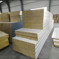 Panneaux sandwich ignifuges en EPS/laine de verre/laine de roche/PIR/polyuréthane pour murs