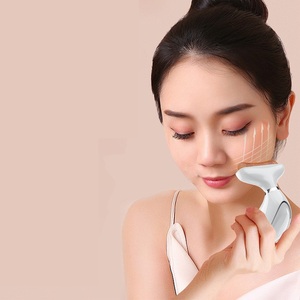USB Rechargeable ABS+Silicone Gua Sha Board Head <b>Massage</b> Area Lymphatic Drainage Meridian <b>Massage</b> Tool White CE ROHS FCC - Product Image 2