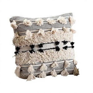 ITHL Luxury Hot Selling Decorative Boho Outdoor Cotton Cushion Cover Handwoven Decorative <b>Throw</b> Pillow Unique Boho Pillow Cover - Product Image 1