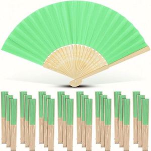 Accesorios de Boda Chinos al por Mayor - Abanicos de Bambú OEM con Caja de Cierre Magnético - Product Image 3